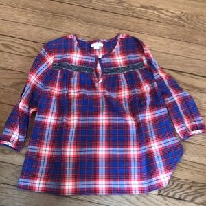 Crew cuts Girls size 10 blouse with sequin trim